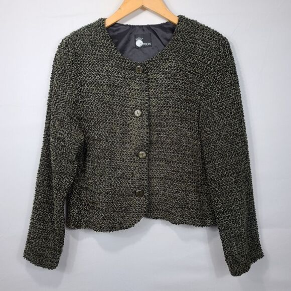 First Option Cropped button down sweater - Picture 7 of 12